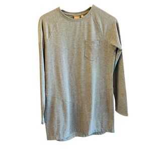 INDYGENA Gray Long Sleeve Boxy Athletic Dress